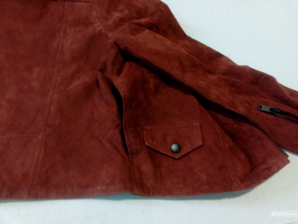 Кожаная куртка косуха от mango размер М