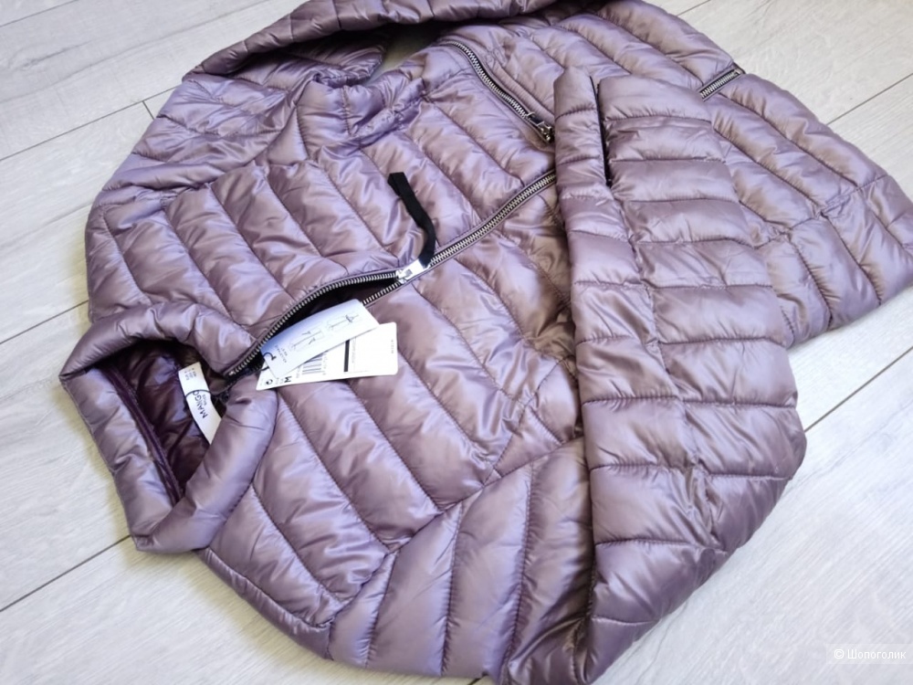 Стеганая куртка анорак mango, размер S/M