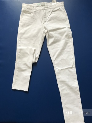 Белые джинсы Skinny ф.H&M на XXS-XS