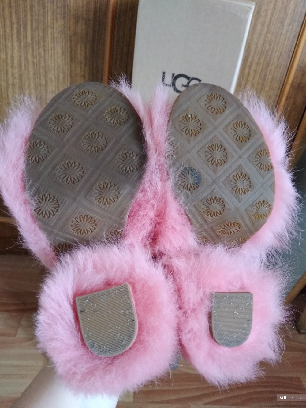 Мюли UGG Rosa Fluff Heel. Размер: 36