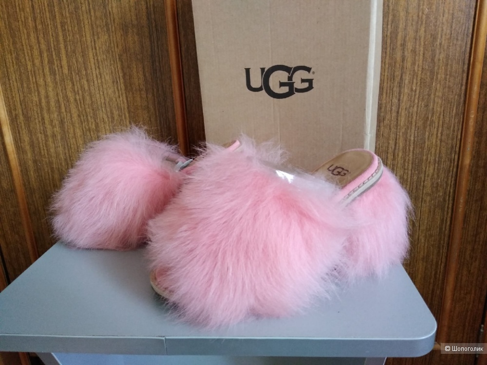 Мюли UGG Rosa Fluff Heel. Размер: 36