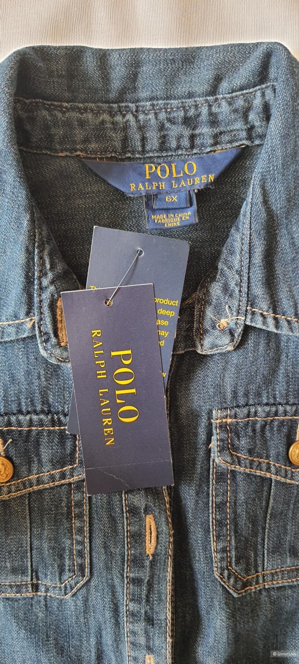 Платье Polo Ralph Lauren под джинсу размер 6x
