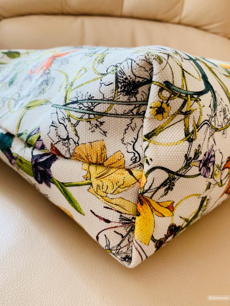 Сумка-тоут Gucci Flora Canvas Large