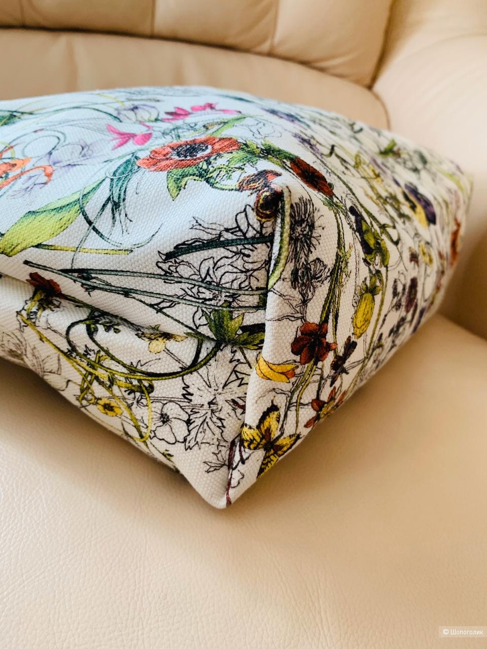 Сумка-тоут Gucci Flora Canvas Large