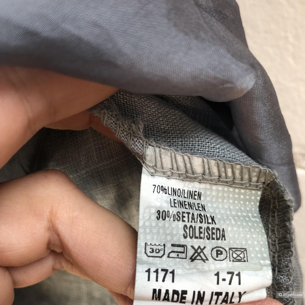 Платье лен plus size Festivo Ombre, 44-52