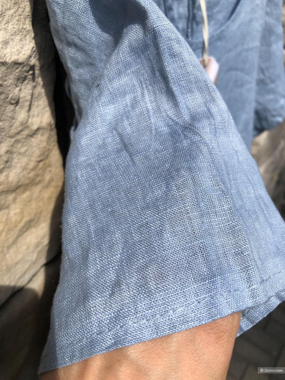 Платье лен plus size Festivo Ombre, 44-52