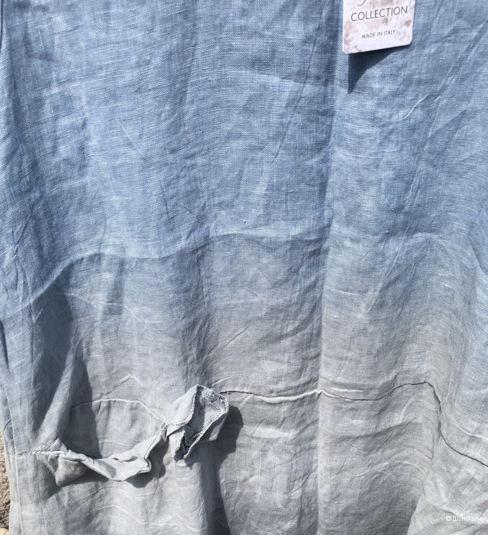 Платье лен plus size Festivo Ombre, 44-52