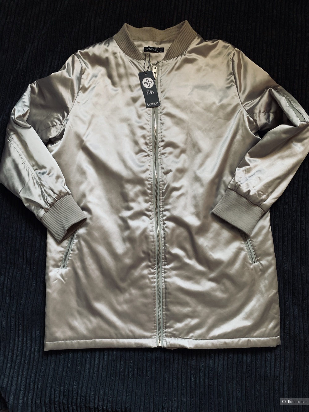 Куртка‑пилот-бомбер Boohoo Plus uk 20 на рус.размер 52/54