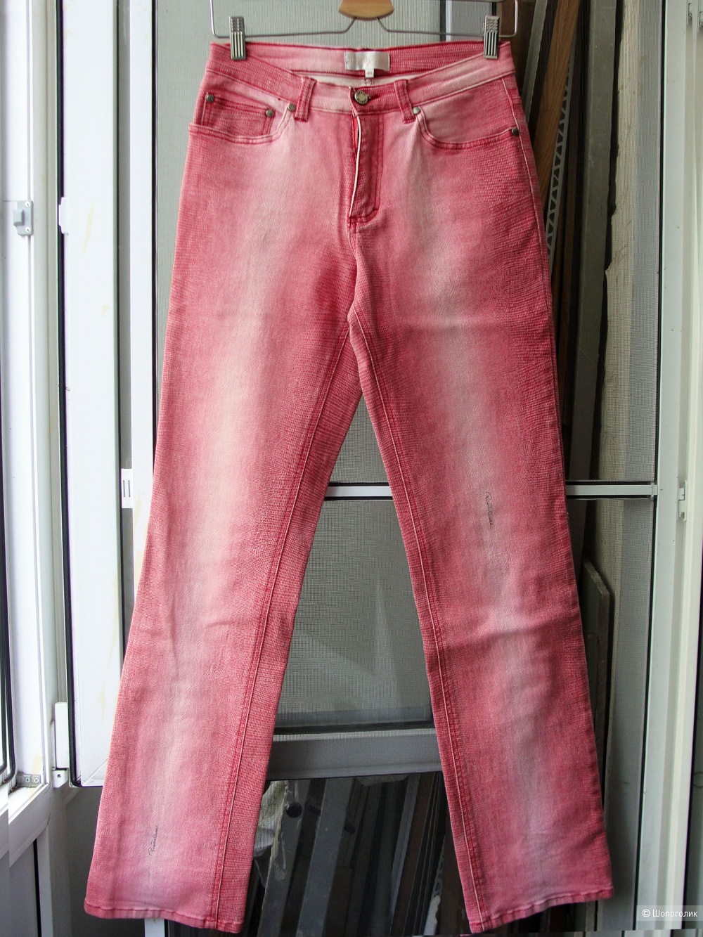 Джинсовые брюки ROBERTO CAVALLI (Италия). Размер XS (на S или М).