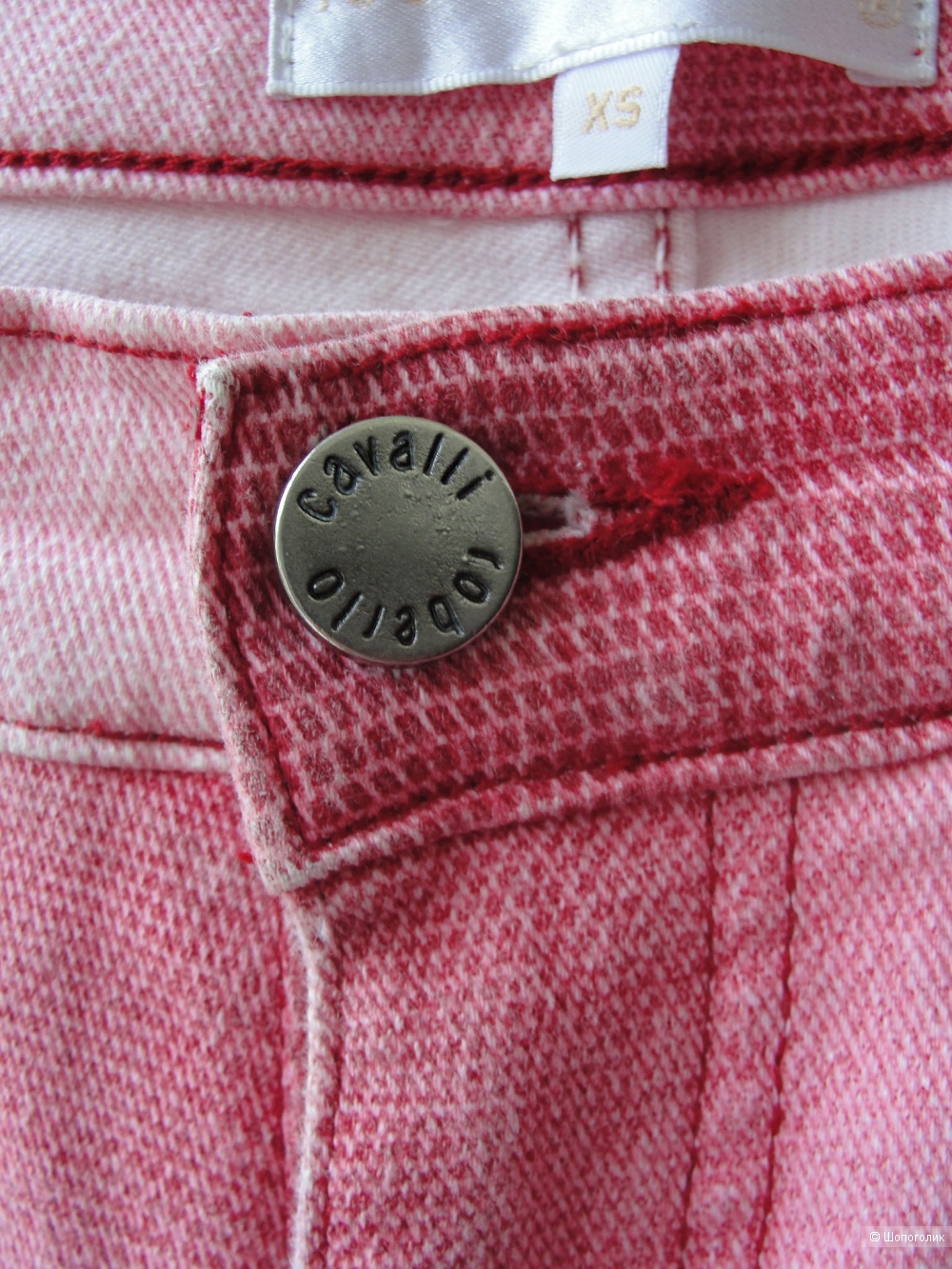 Джинсовые брюки ROBERTO CAVALLI (Италия). Размер XS (на S или М).