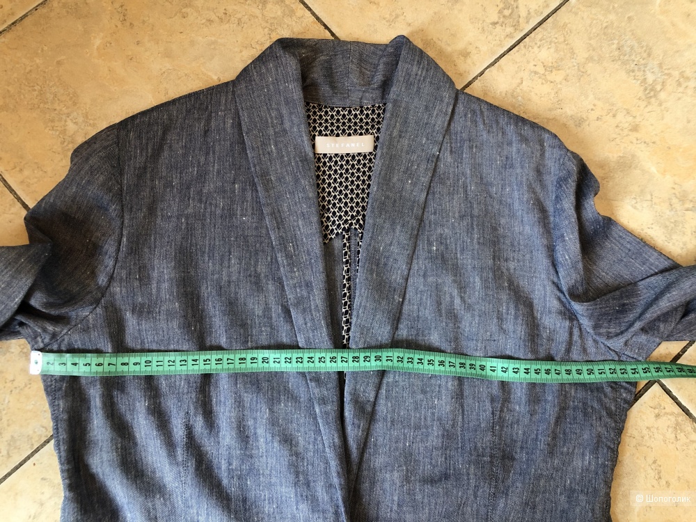 Льняной пиджак Stefanel, размер IT48 (на российский 48-50).
