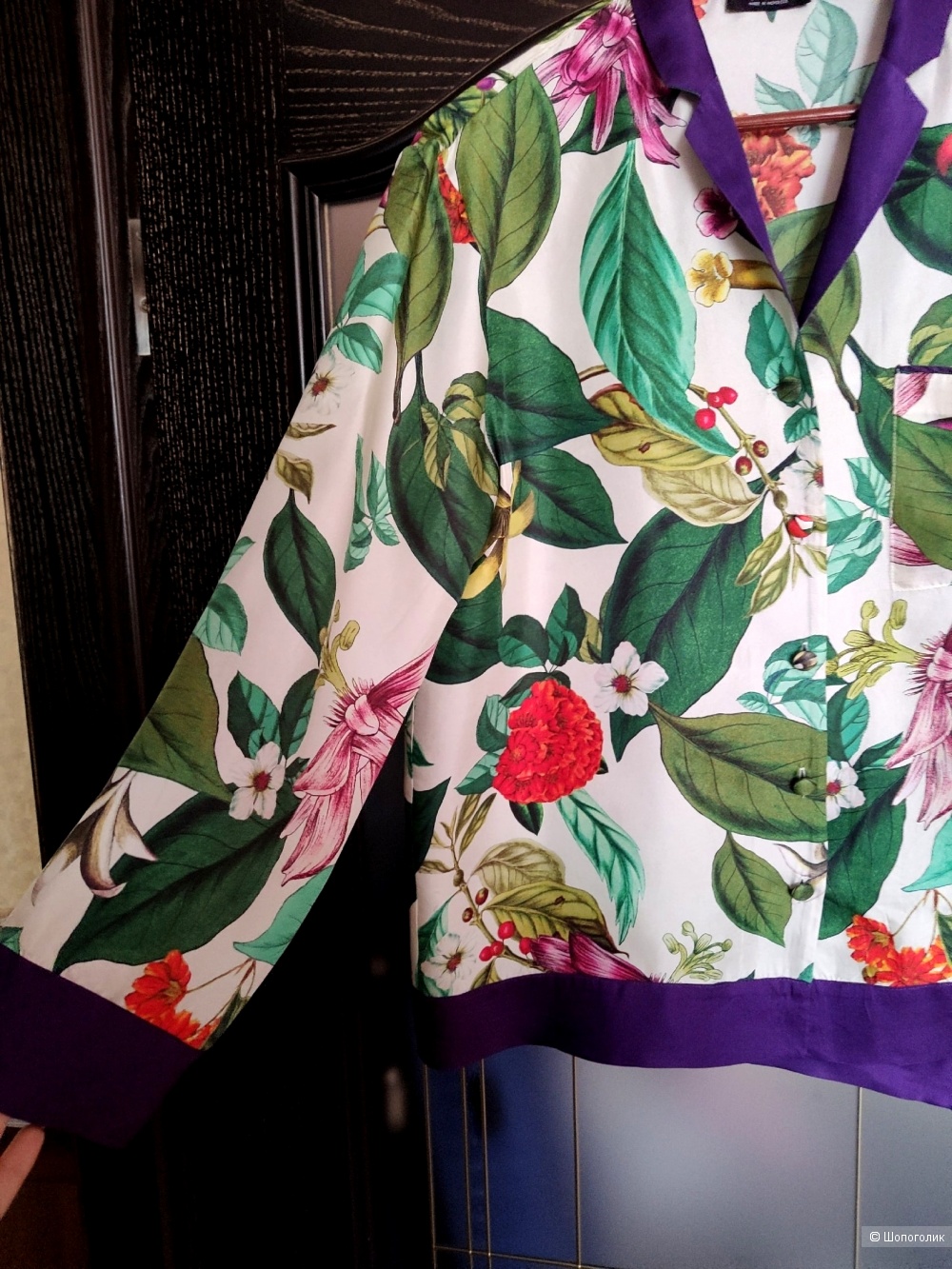 Шелковая блузка Zara, размер М/L (можно и на S)