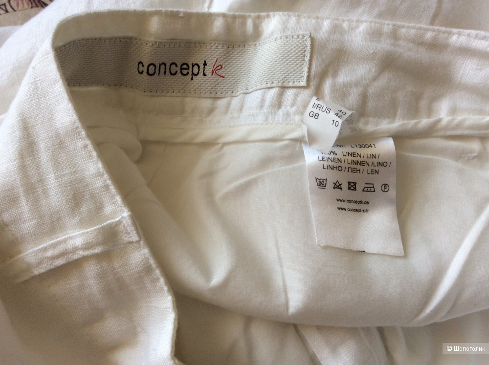 Льняные брюки Concept K, S