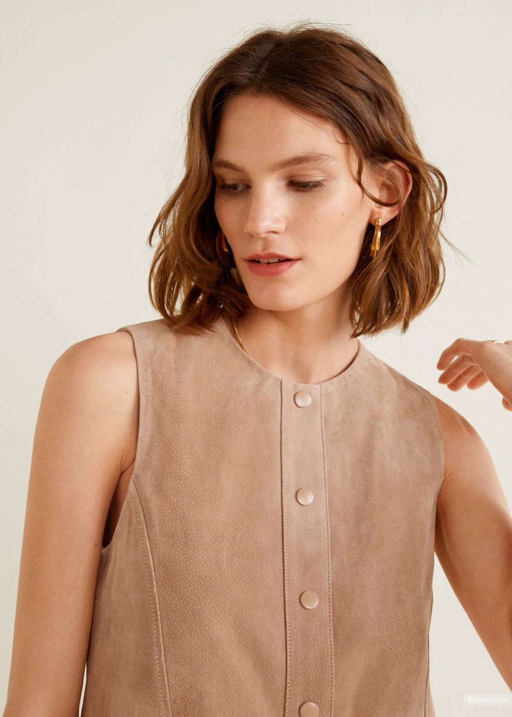 Замшевое платье mango, размер m