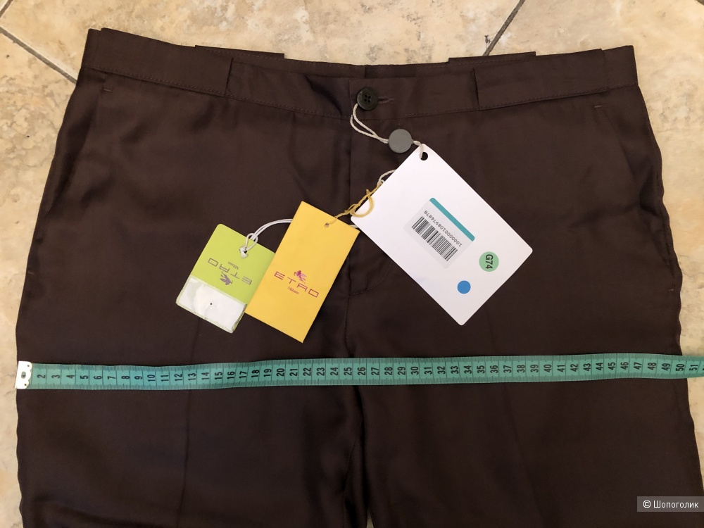 Шелковые брюки ETRO, на российский размер 46 +/-.