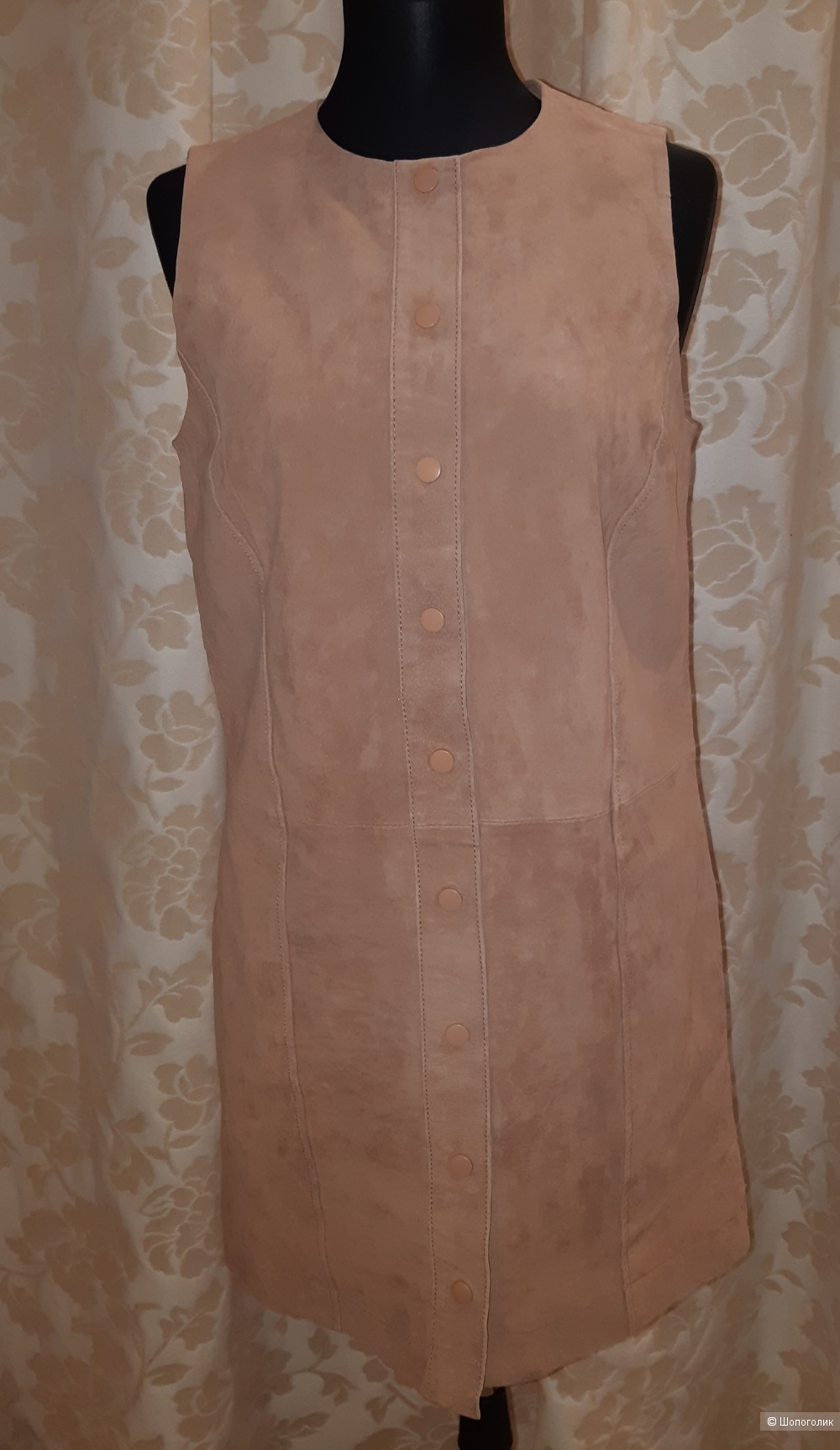 Замшевое платье mango, размер m