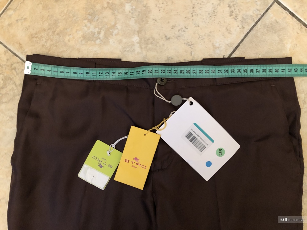 Шелковые брюки ETRO, на российский размер 46 +/-.