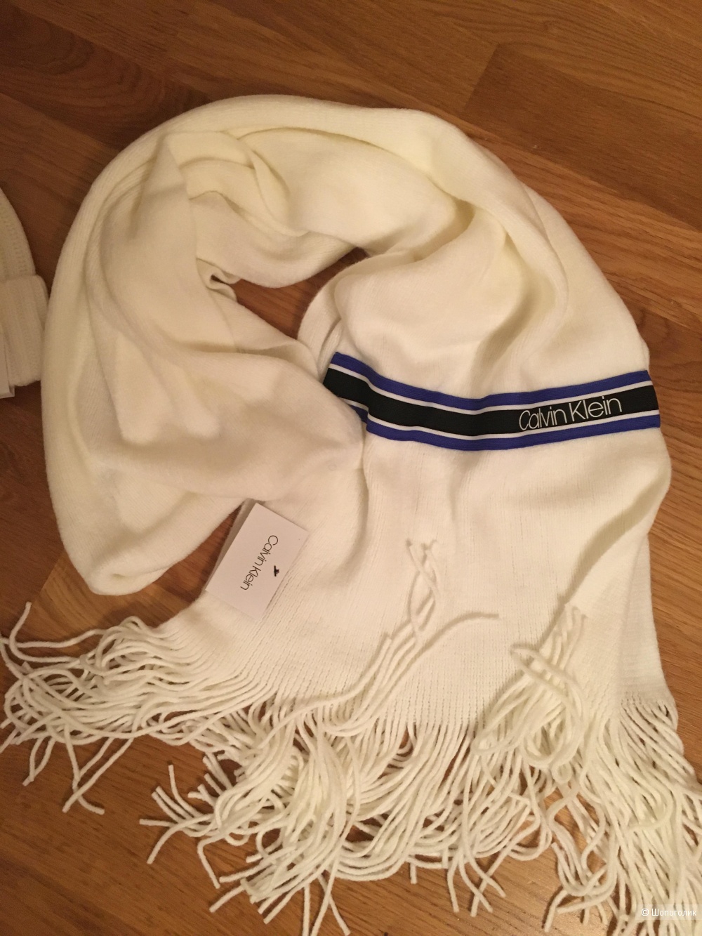 Сет: шапка, шарф. Calvin Klein. one size