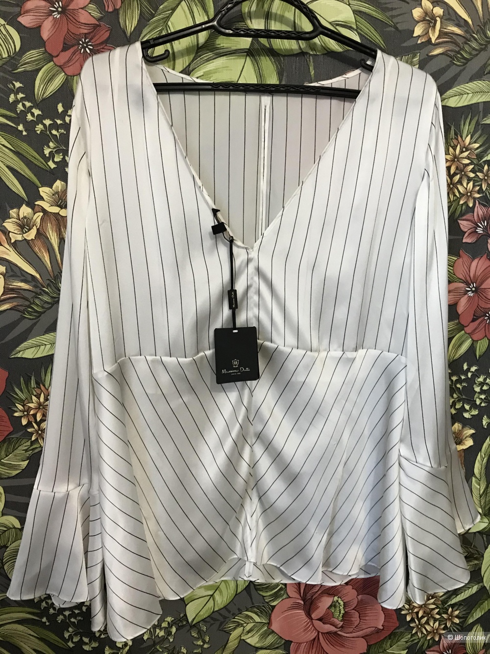 Шелковая блузка Massimo Dutti 46 размер