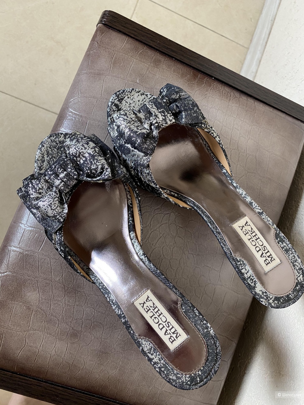 Шлепки Badgley Mischka, 7,5 (USA)