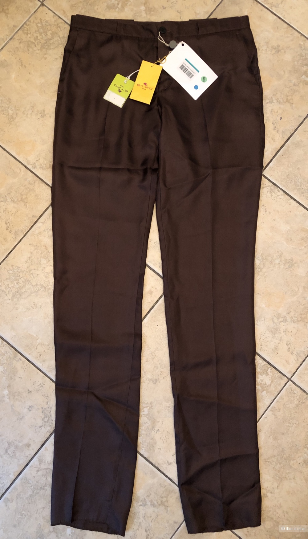 Шелковые брюки ETRO, на российский размер 46 +/-.