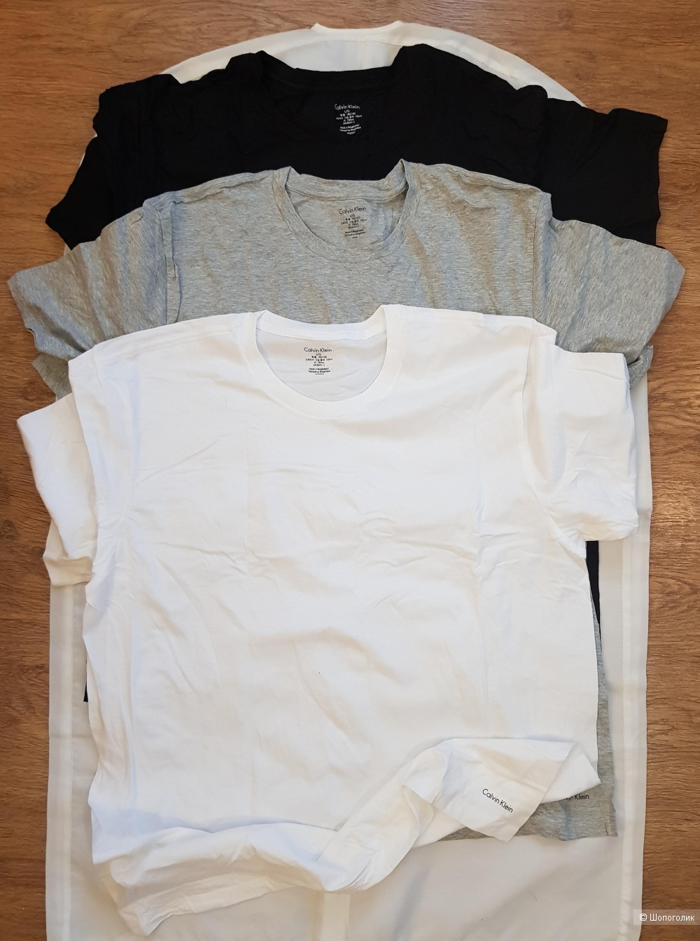 Комплект мужских футболок Calvin Klein,  размер L