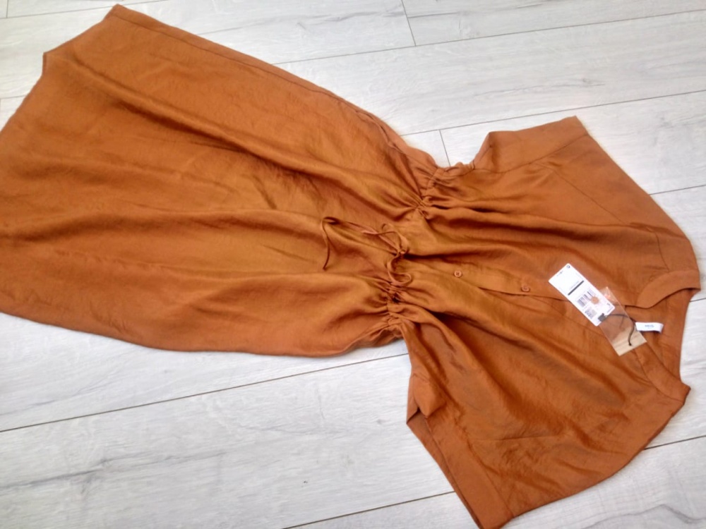Платье из лиоцелла mango, оверсайз