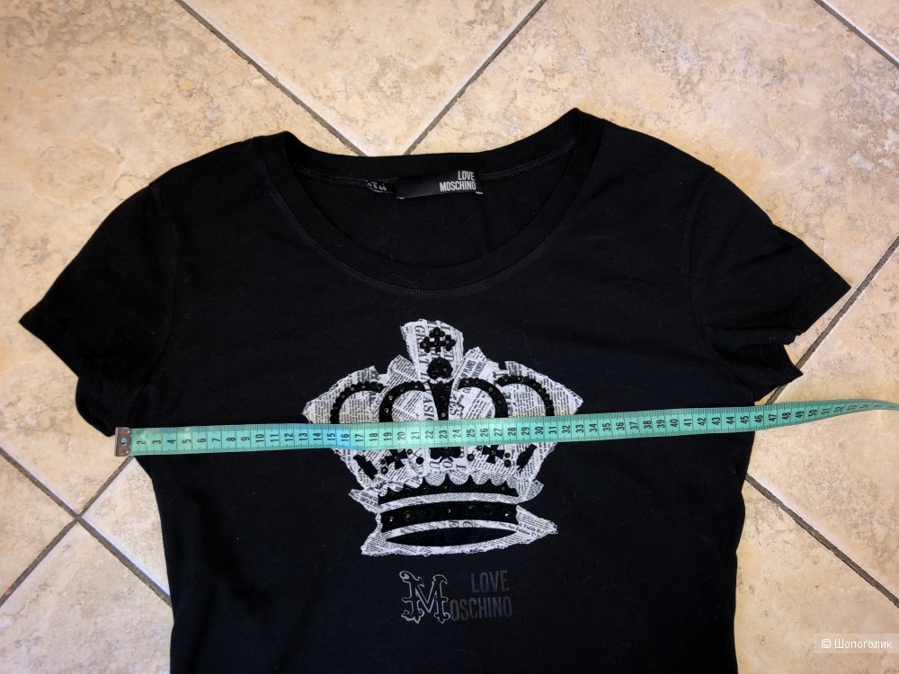 Футболка Love Moschino, размер IT 44 (на российский 46 +/-).