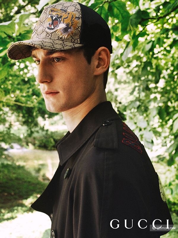Купка бейсболка Gucci supreme tigers print, one size