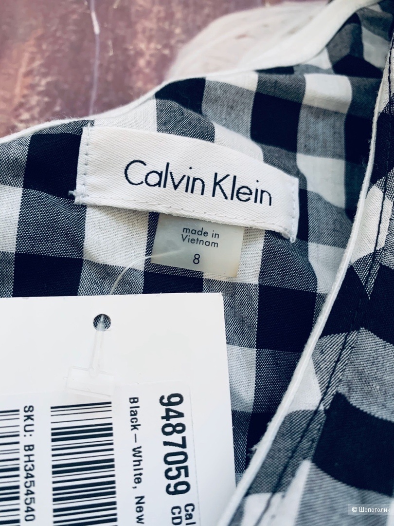 Платье в клетку от Calvin Klein S/M