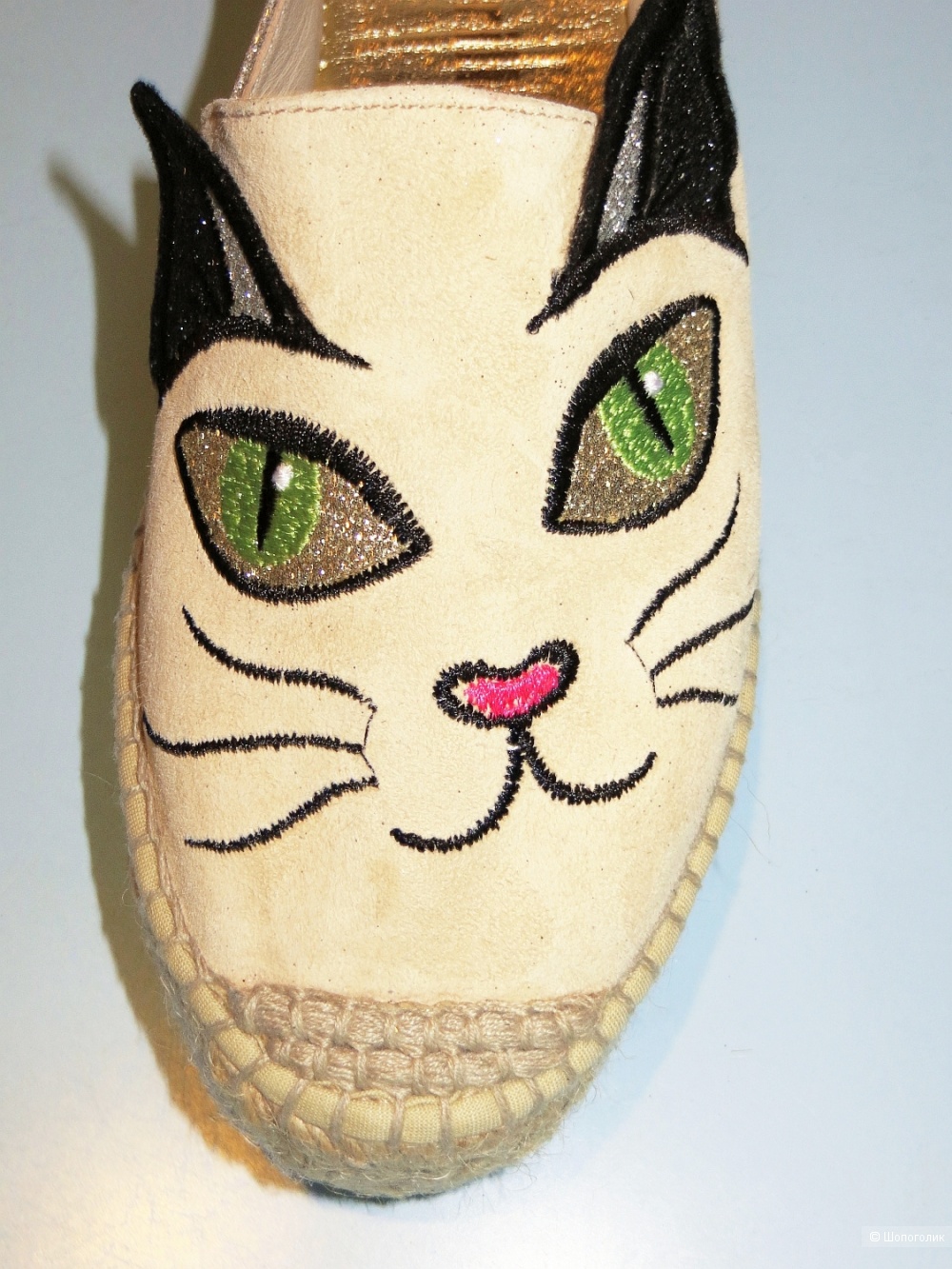 Эспадрильи  Espadrilles, 39 EU (маломерят, подойдут на 37 EU)