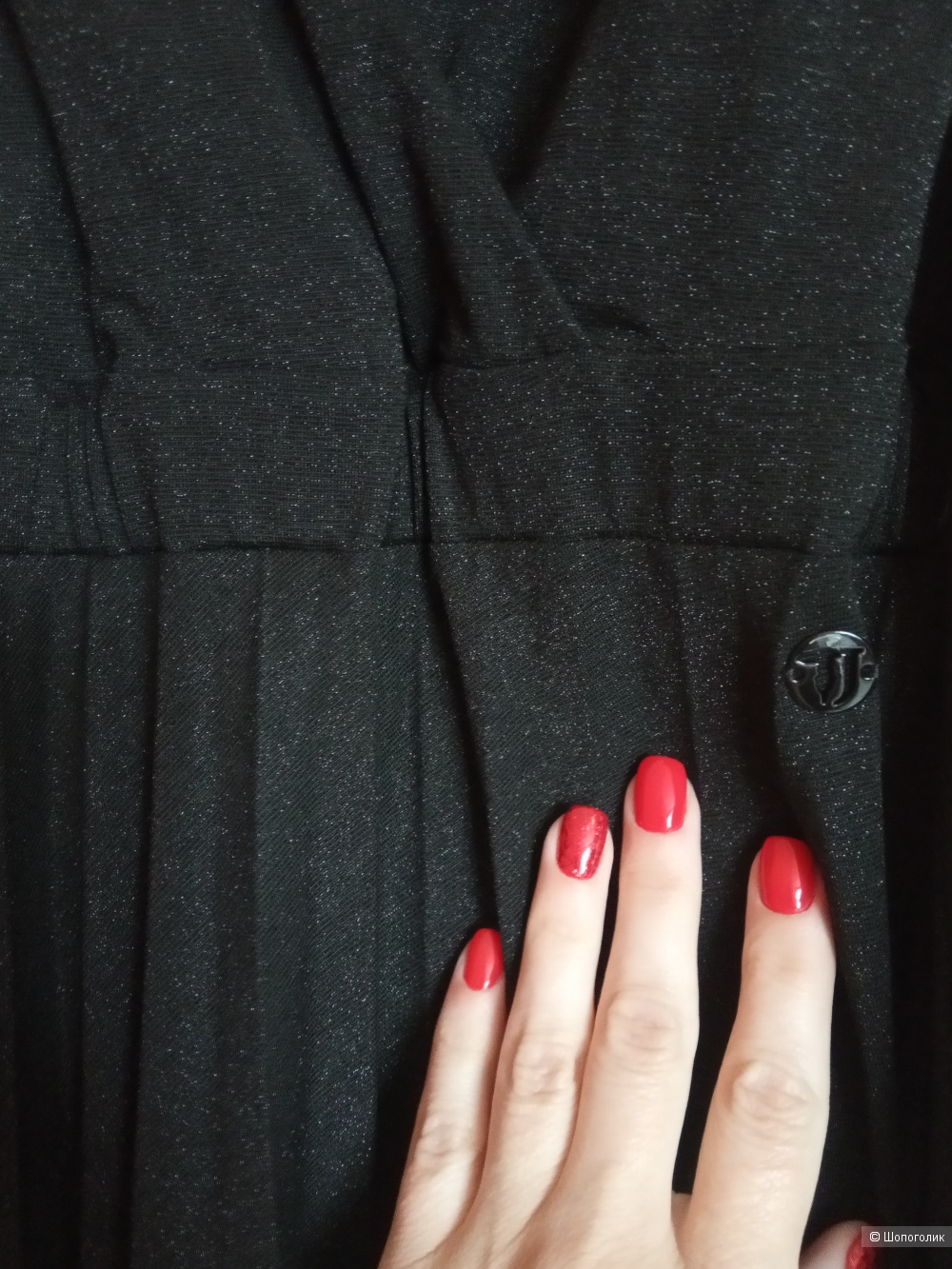 Платье Trussardi плиссе (люрекс), размер M (44-46)