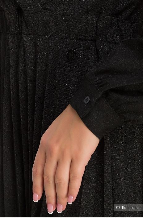 Платье Trussardi плиссе (люрекс), размер M (44-46)