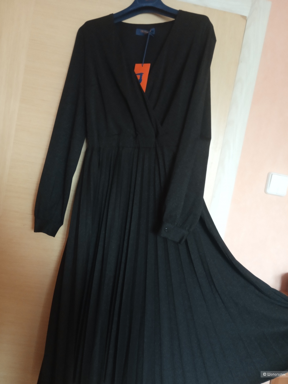 Платье Trussardi плиссе (люрекс), размер M (44-46)