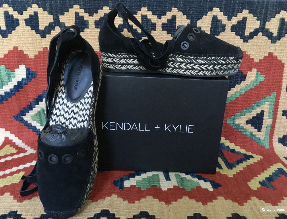 Эспадрильи сандали kendall + kylie, размер 38-38,5