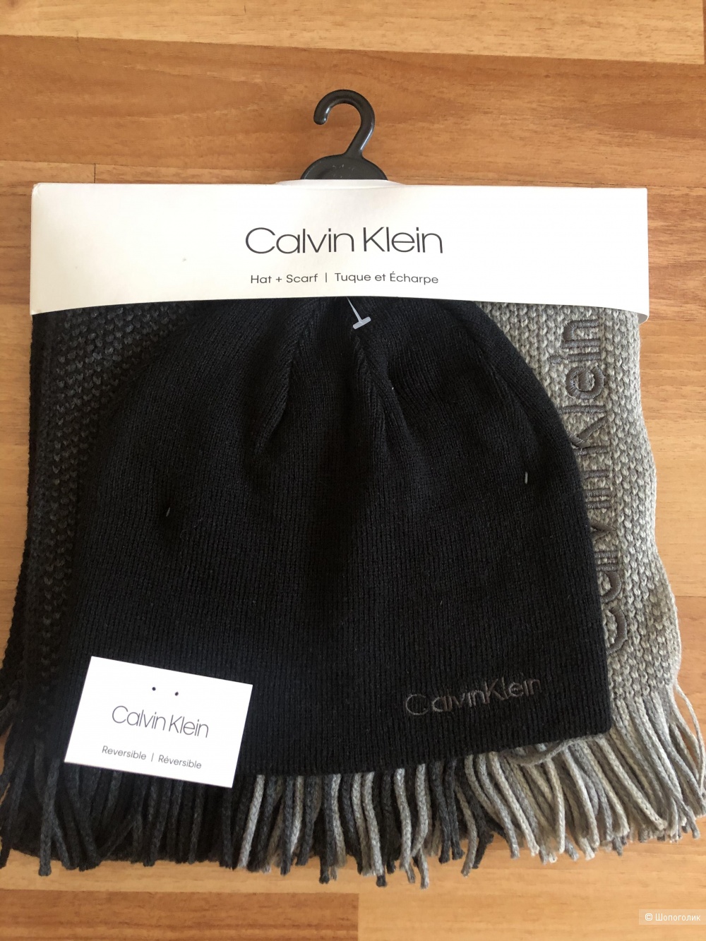 Комплект шапка шарф Calvin Klein one size