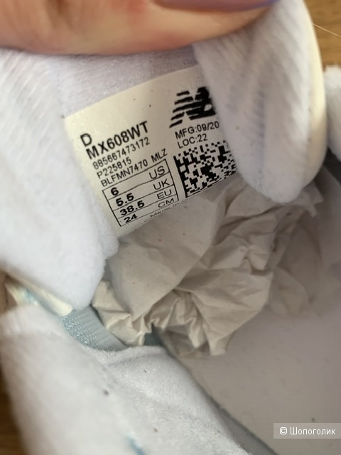 Кроссовки New Balance, размер 38