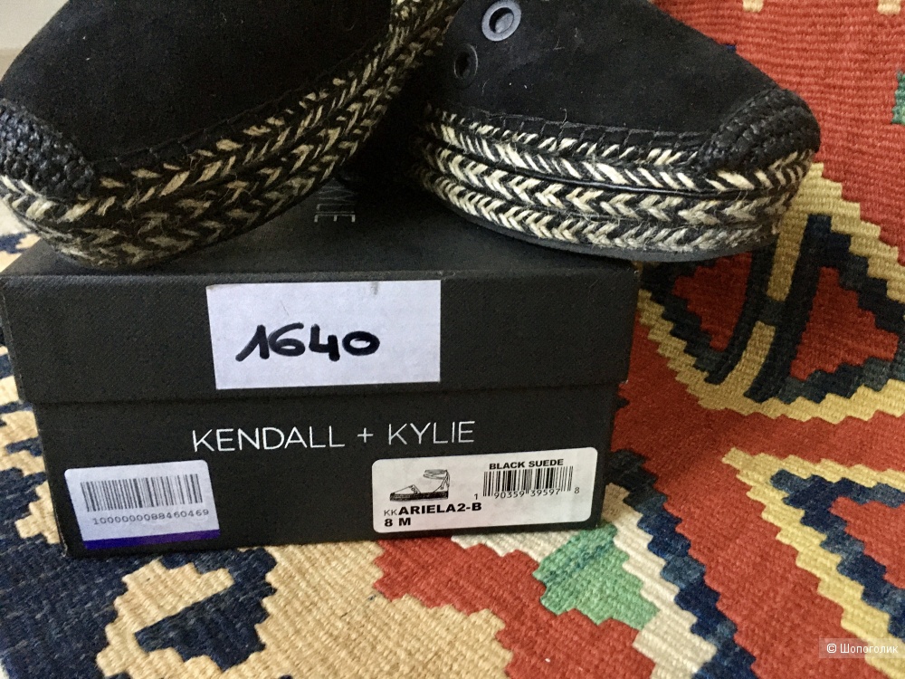 Эспадрильи сандали kendall + kylie, размер 38-38,5