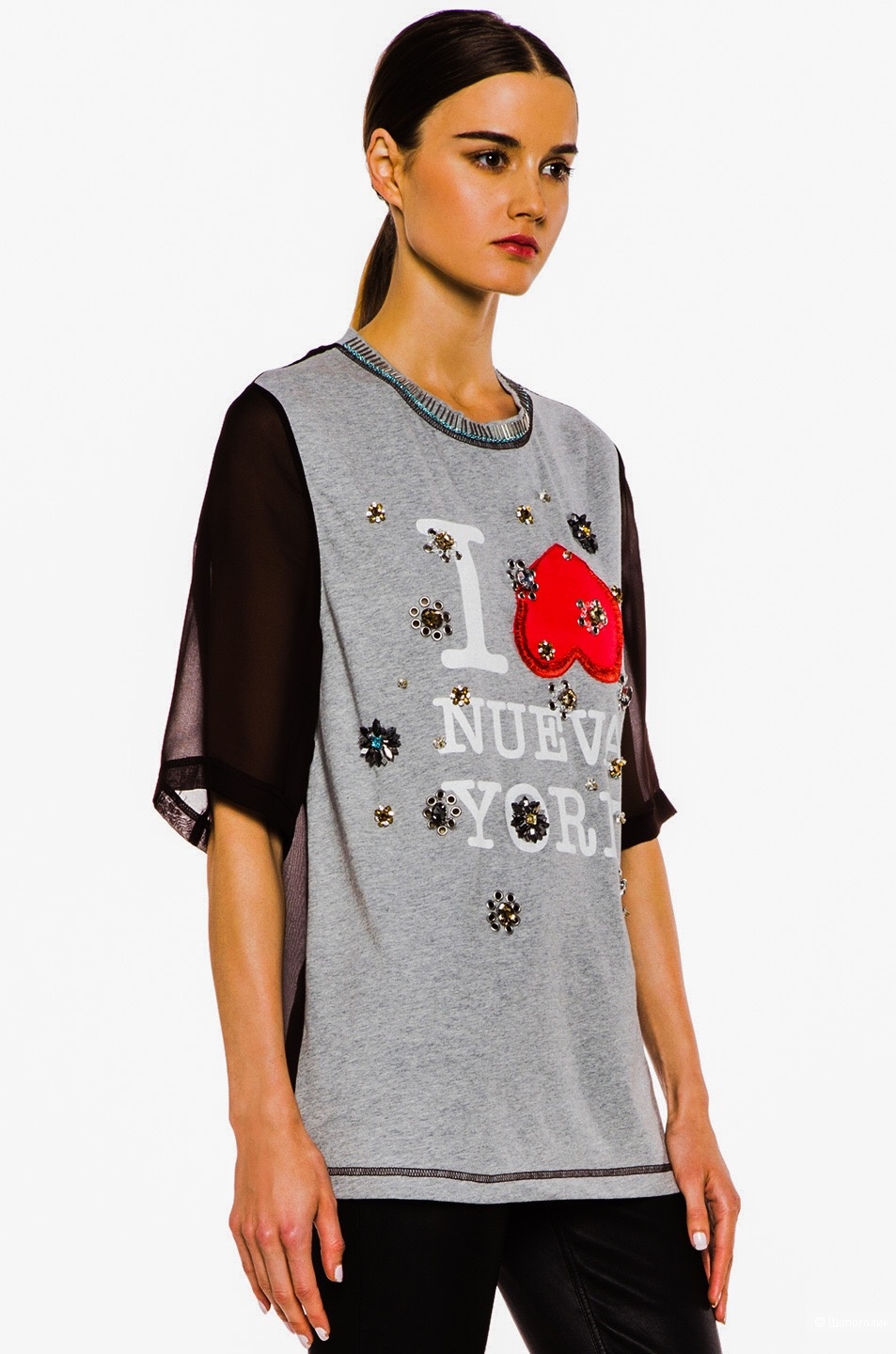 Phillip Lim футболка ХS , оверсайз, ПОГ 49 /50 см.