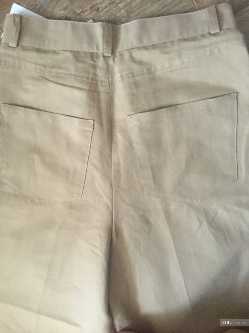 Льняные брюки Zara XS