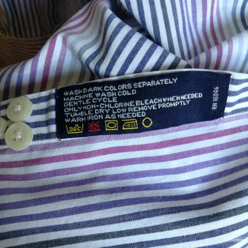 Мужская рубашка Nautica, размер XL-XXL (ворот 43-44)