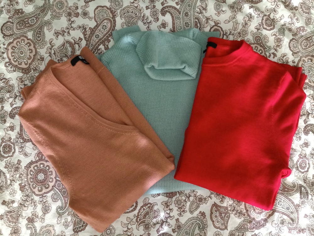 Сет из трех свитеров Uniqlo XS шерсть мериноса