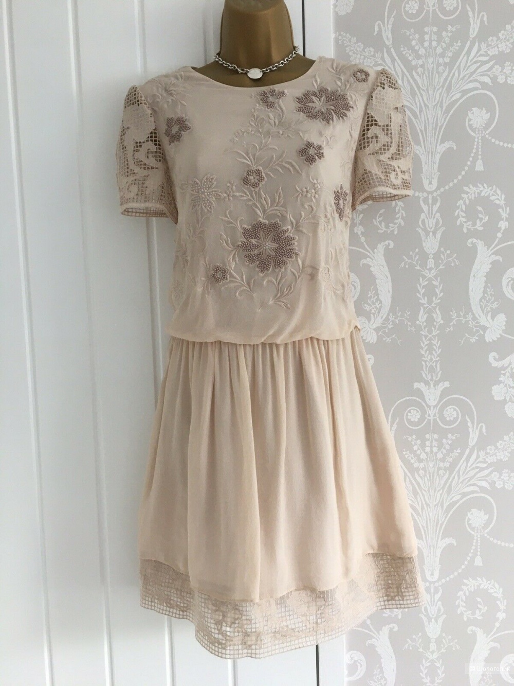 Шелковое платье Karen Millen размер UK 12 44-46