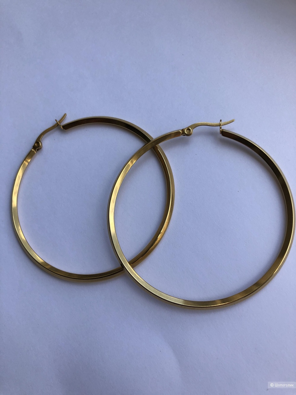Серьги кольца стиль Celine