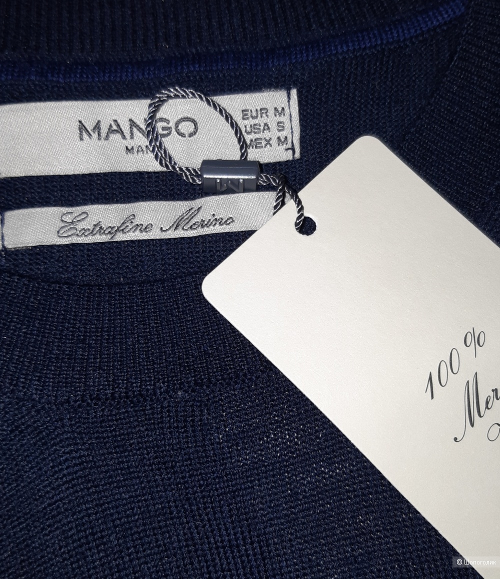 Шерстяной пуловер mango, размер m