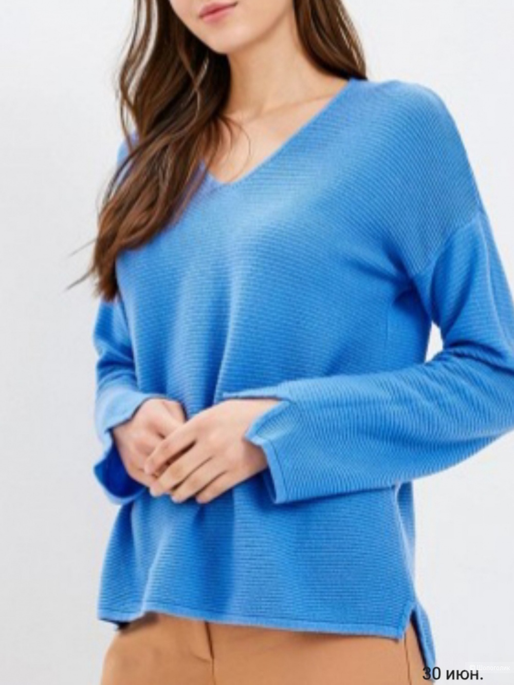 Шерстяной пуловер benetton, размер l