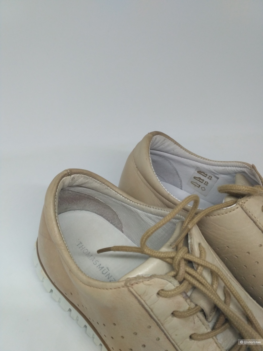 Ботинки кроссовки Thomas Munz кожаные 37 размер