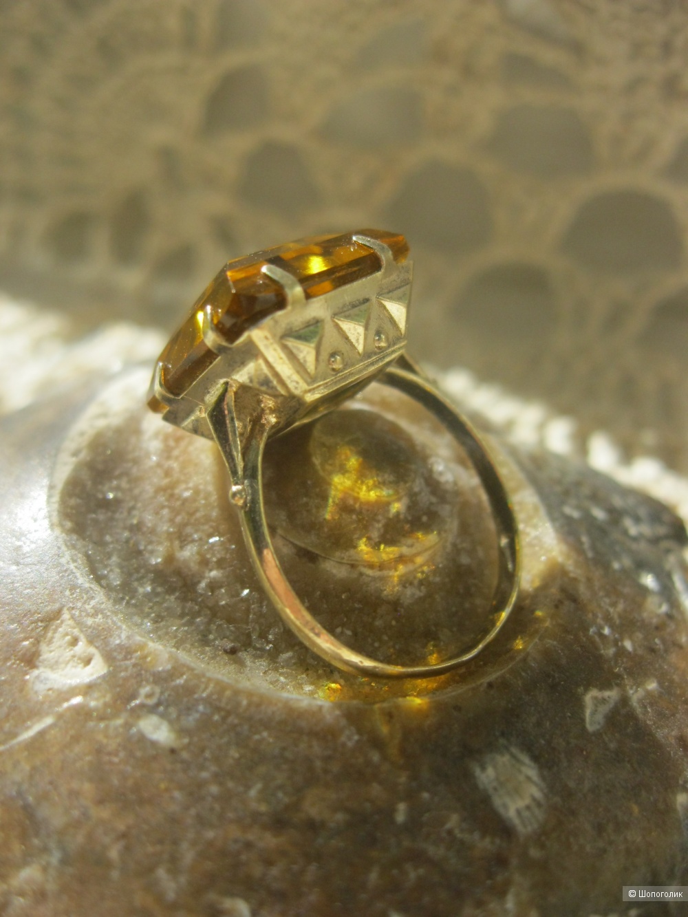 Винтажное серебряное кольцо, 20 размер