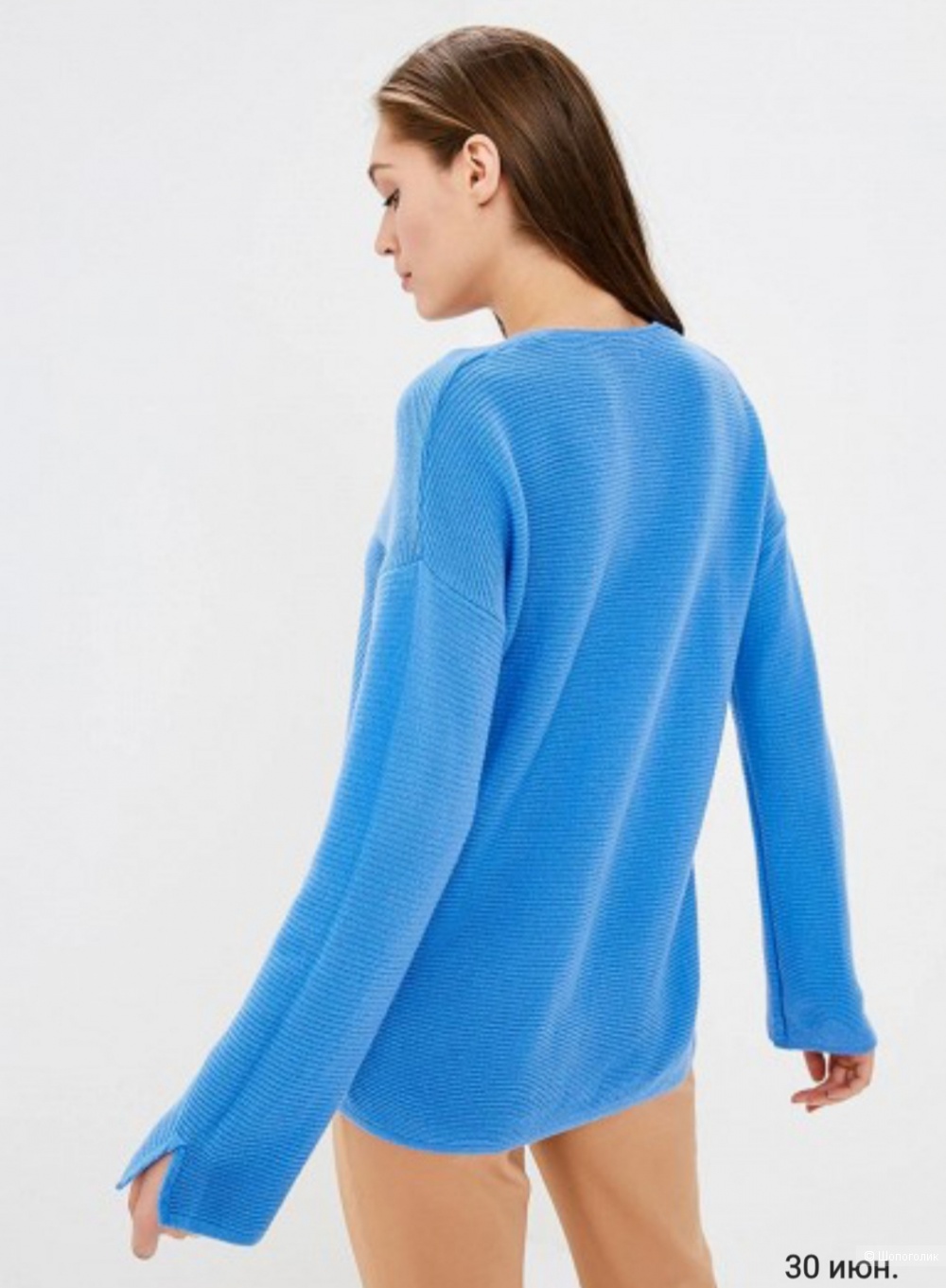 Шерстяной пуловер benetton, размер l