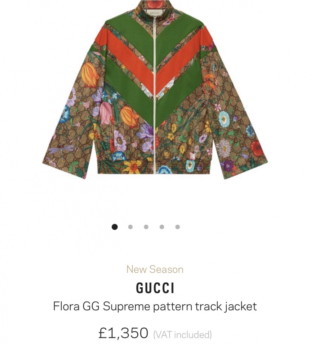 Куртка GUCCI supreme Flora, 42-46